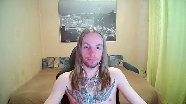 Show modela AdamDickens na web-kameri