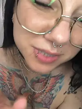 Show de angiegothic na webcam