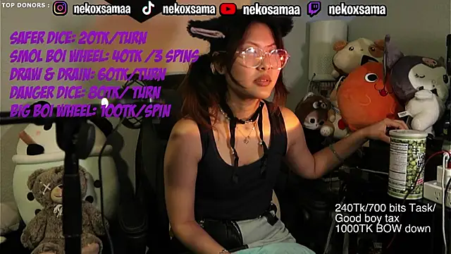 Chat XXX en directo de NekoxSama