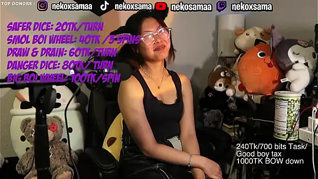 NekoxSama 现场XXX聊天