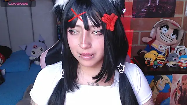 Show de _alexa19pretty_ na webcam
