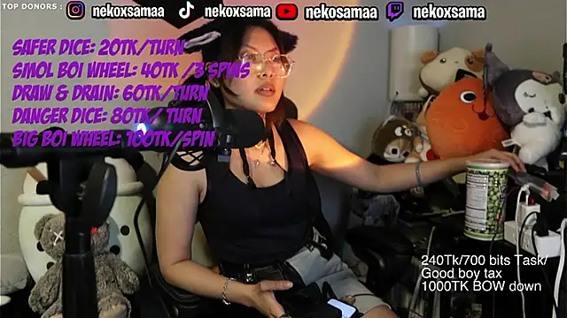 NekoxSama 라이브 XXX 채팅