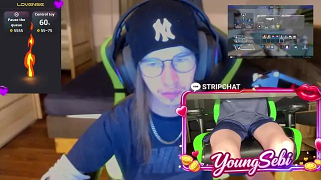 YoungSebi Webcam-Show