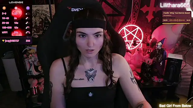Show modela Lilithara666 na web-kameri