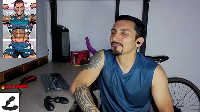 Pertunjukan Kamera Web Marck_Muscle