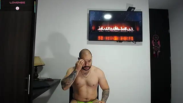 Show de Hershell_XXL na webcam