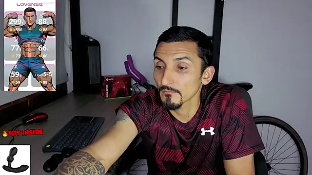 Marck_Muscle webcam show