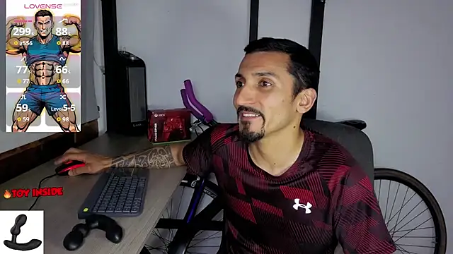 Marck_Muscle Webcam Show