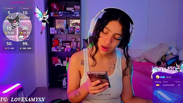 Chat +18 de Lovelyamyy ao vivo