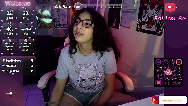 Chat XXX ao vivo de Abysparadise