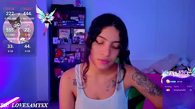 Chat +18 de Lovelyamyy ao vivo