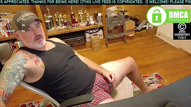 הופעת וובקאם של dadbodytats