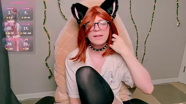 FoxyPuff élő XXX-chatje