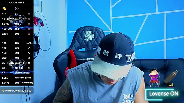 Chat +18 de KevinSanchez420 ao vivo