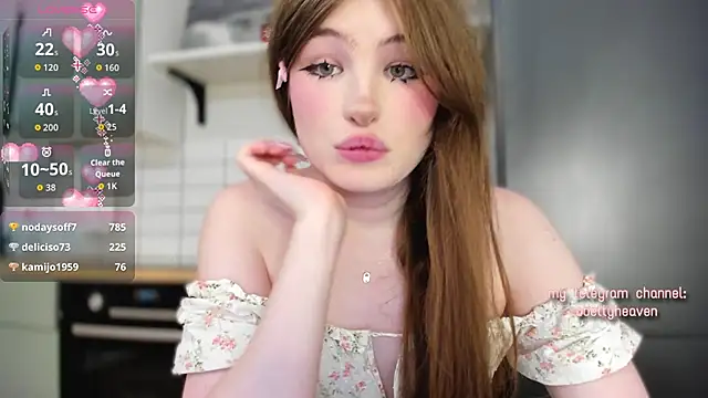 bettyheaven webkamerás műsora