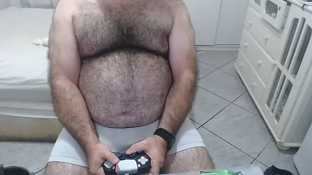 Show de MysterBearMG na webcam