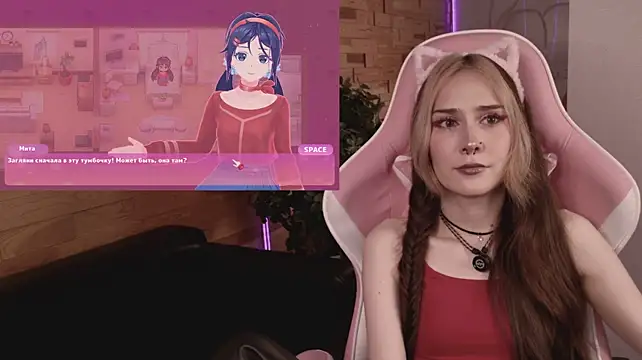 SashaMeow Adlı Modelin Web Kamerası Şovu