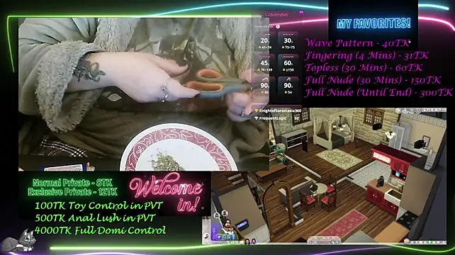 Chat XXX en directo de Sarastasia417