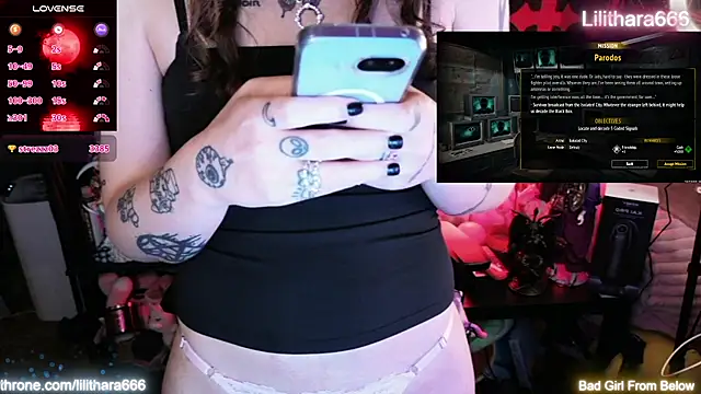 Chatroom XXX en direct de Lilithara666