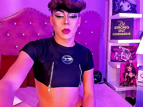 Show de PrettyTaylor na webcam