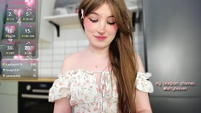 bettyheaven – Kamerová šou