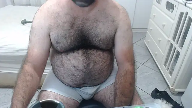 Show de MysterBearMG na webcam