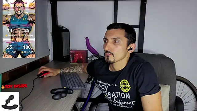 Marck_Muscle Pertunjukan Webcam