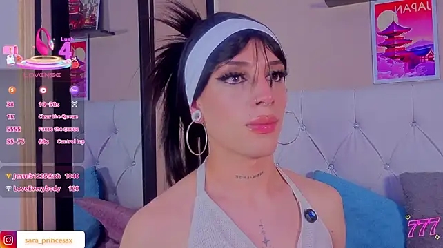 Sara_princessx: διαδικτυακό σόου στην κάμερα