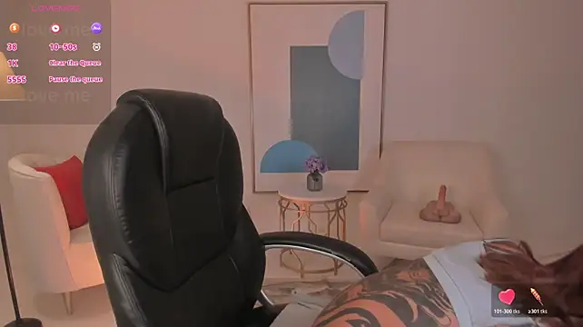 Chat +18 de KayraLanne ao vivo