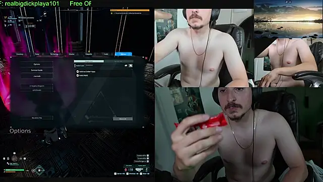 הופעת וובקאם של BigDickPlaya101