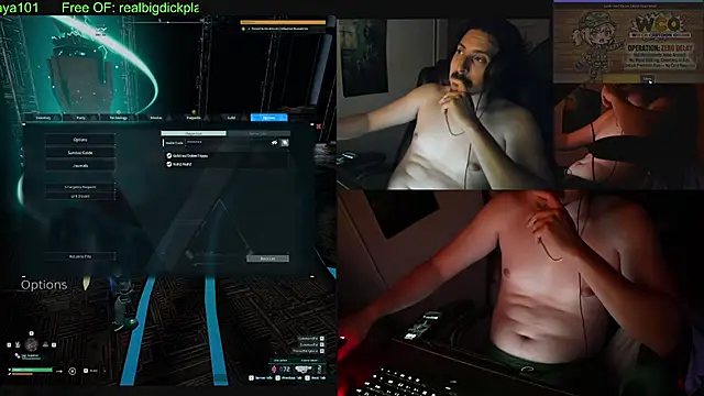 BigDickPlaya101 élő XXX-chatje