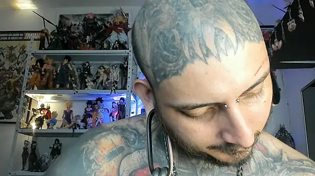 Show de DEATHINK666XX na webcam