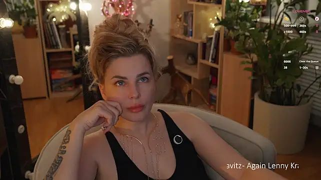 Show webcam de Lady--M