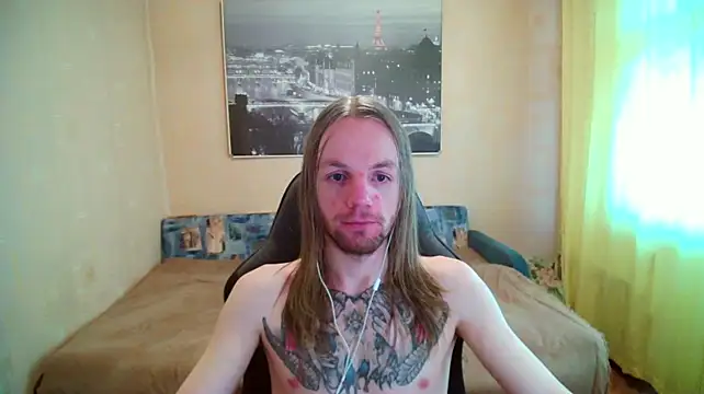 Show modela AdamDickens na web-kameri