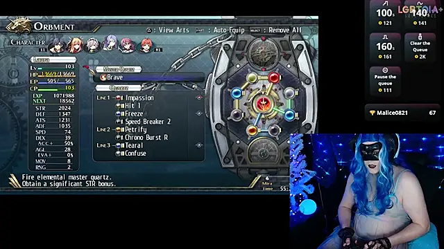הופעת וובקאם של StarshineMoonspark