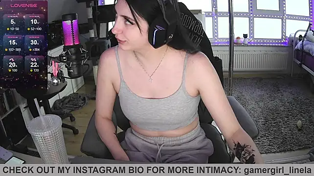 Webkamerová show Gamergirl-Linela