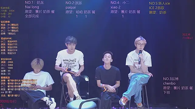 Show de NCT-111 na webcam