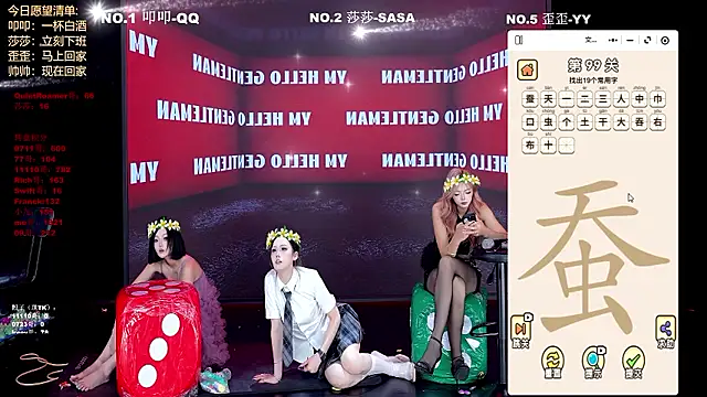 Webkamerová show TY-002