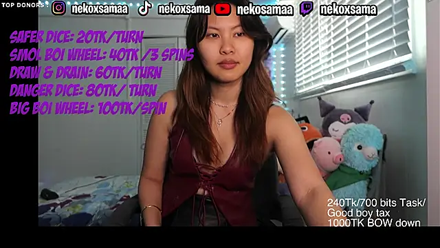 Chat +18 de NekoxSama ao vivo