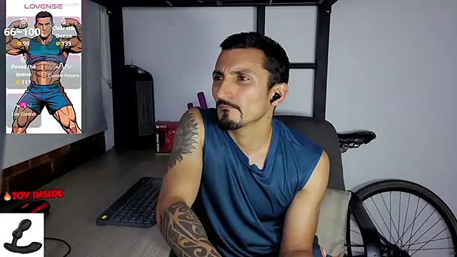 Marck_Muscle Pertunjukan Webcam