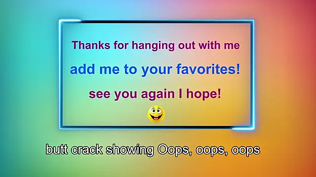ButtCrackShowing-OOPS Live XXX-Chat