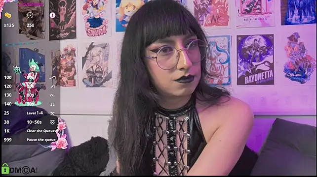 Show de snowblack_ na webcam