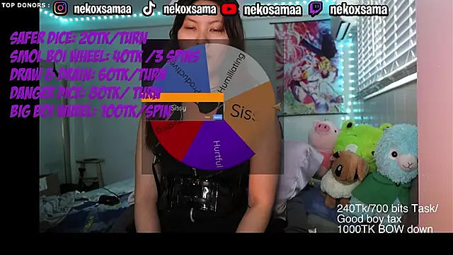 Chat +18 de NekoxSama ao vivo