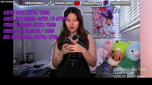NekoxSama 라이브 XXX 채팅