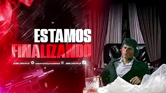 jose_oficial2: διαδικτυακό σόου στην κάμερα