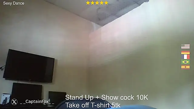 Chat XXX ao vivo de CaptainFox
