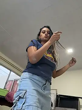 Show de LunaHeat na webcam