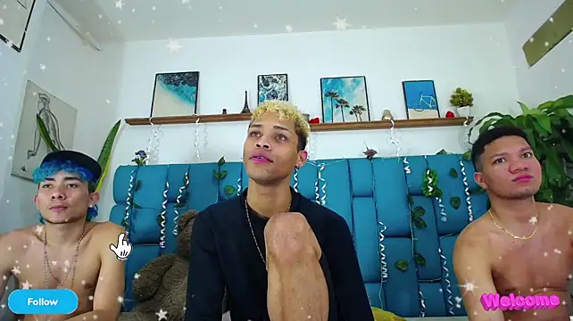 Dirty3someGuys élő XXX-chatje