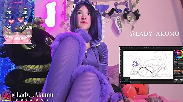 Chat XXX en directo de LadyAkumu