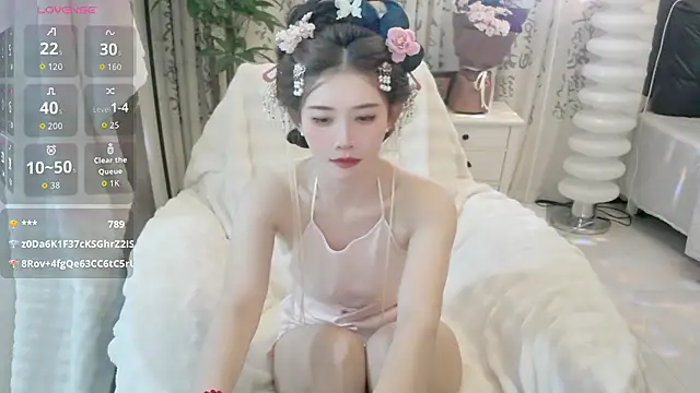 LIN-AN Adlı Modelin Canlı XXX Sohbeti